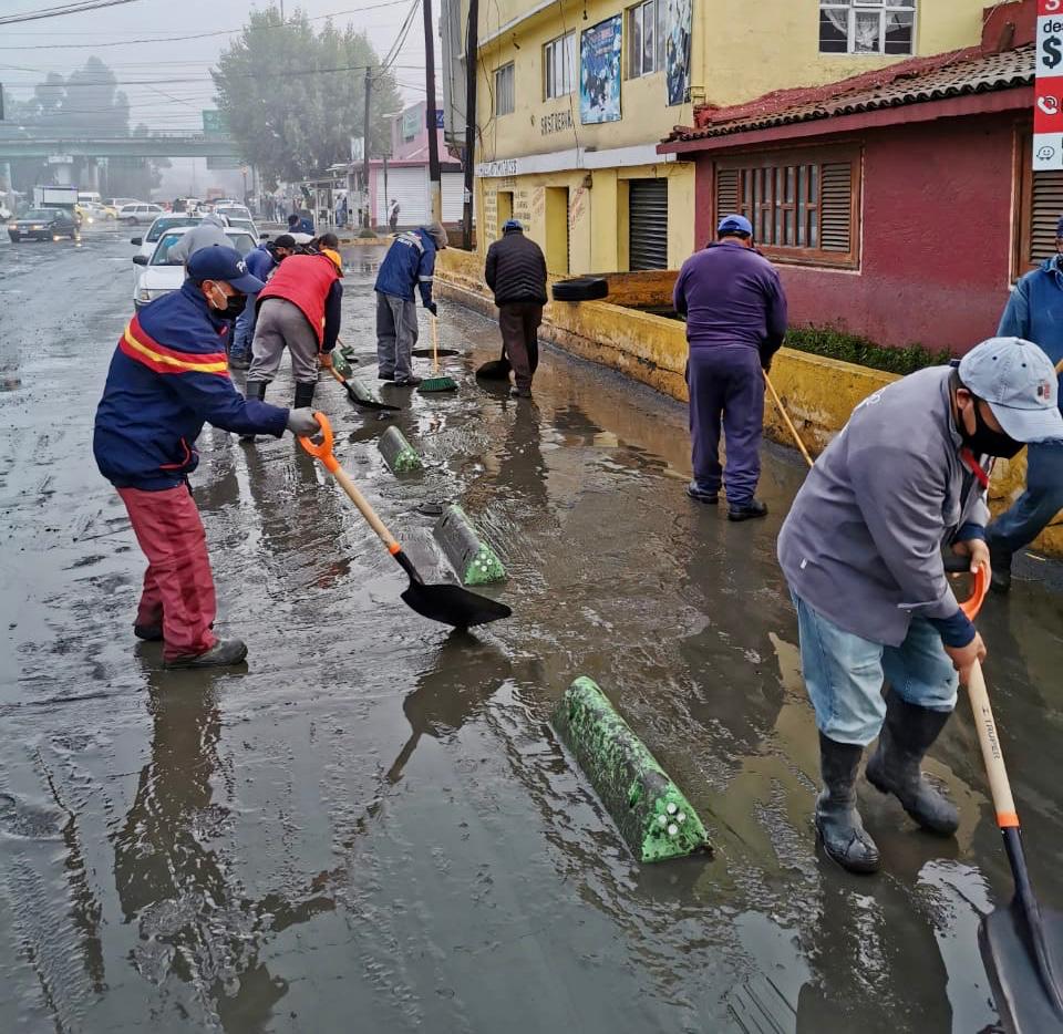 Otra vez se registran inundaciones en San Mateo tenco