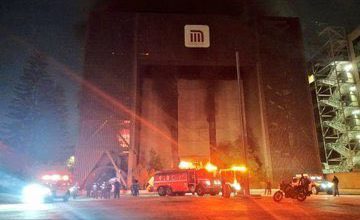 Fuerte incendio paraliza al Metro capitalino