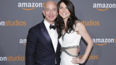 Jeff Bezos y MacKenzie Scott,