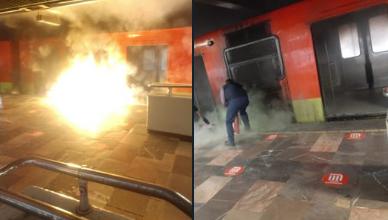 El incendio en Metro Indios Verdes fue controlado por personal del STC