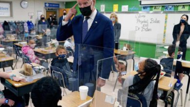 El presidente Joe Biden ha cumplido su objetivo de tener la mayoría de las escuelas primarias y secundarias abiertas para el aprendizaje completo y en persona en sus primeros 100 días de gobierno / Foto: AP