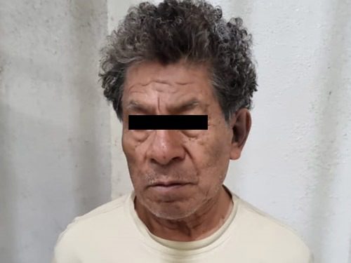 Andrés "N" capturado el pasado 18 de mayo en Atizapán