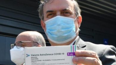 Marcelo Ebrard sostiene vacuna AstraZeneca