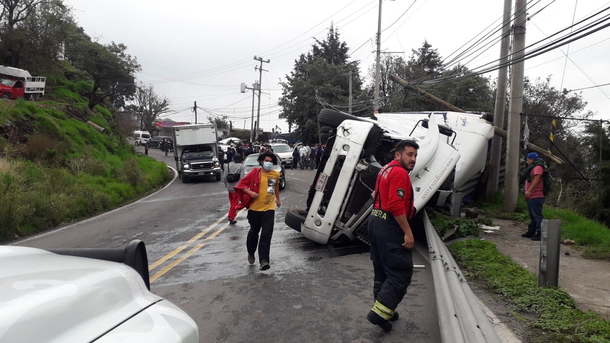 Accidente en la Toluca-Naucalpan