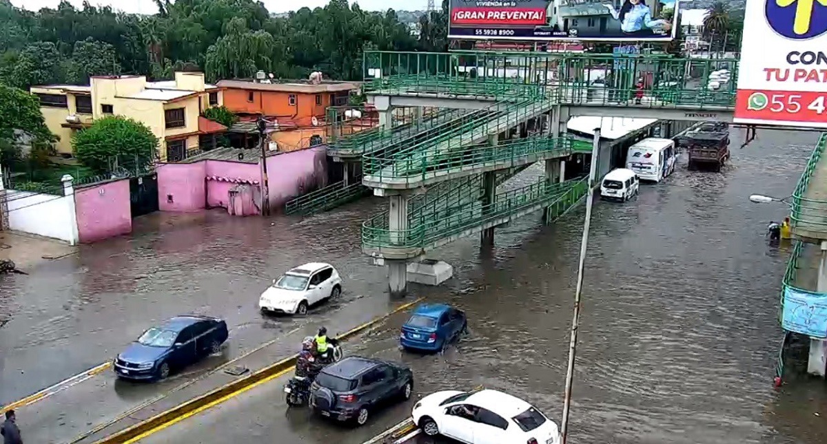 Chiconautla, Ecatepec, inundado