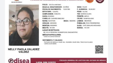 Ficha de búsqueda de Nelly Paola, quien desapareció hace 6 días