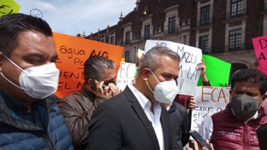 manifestación de alcalde de Ecatepec