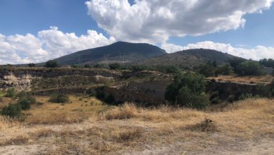 tira clandestina de basura en Teotihuacán
