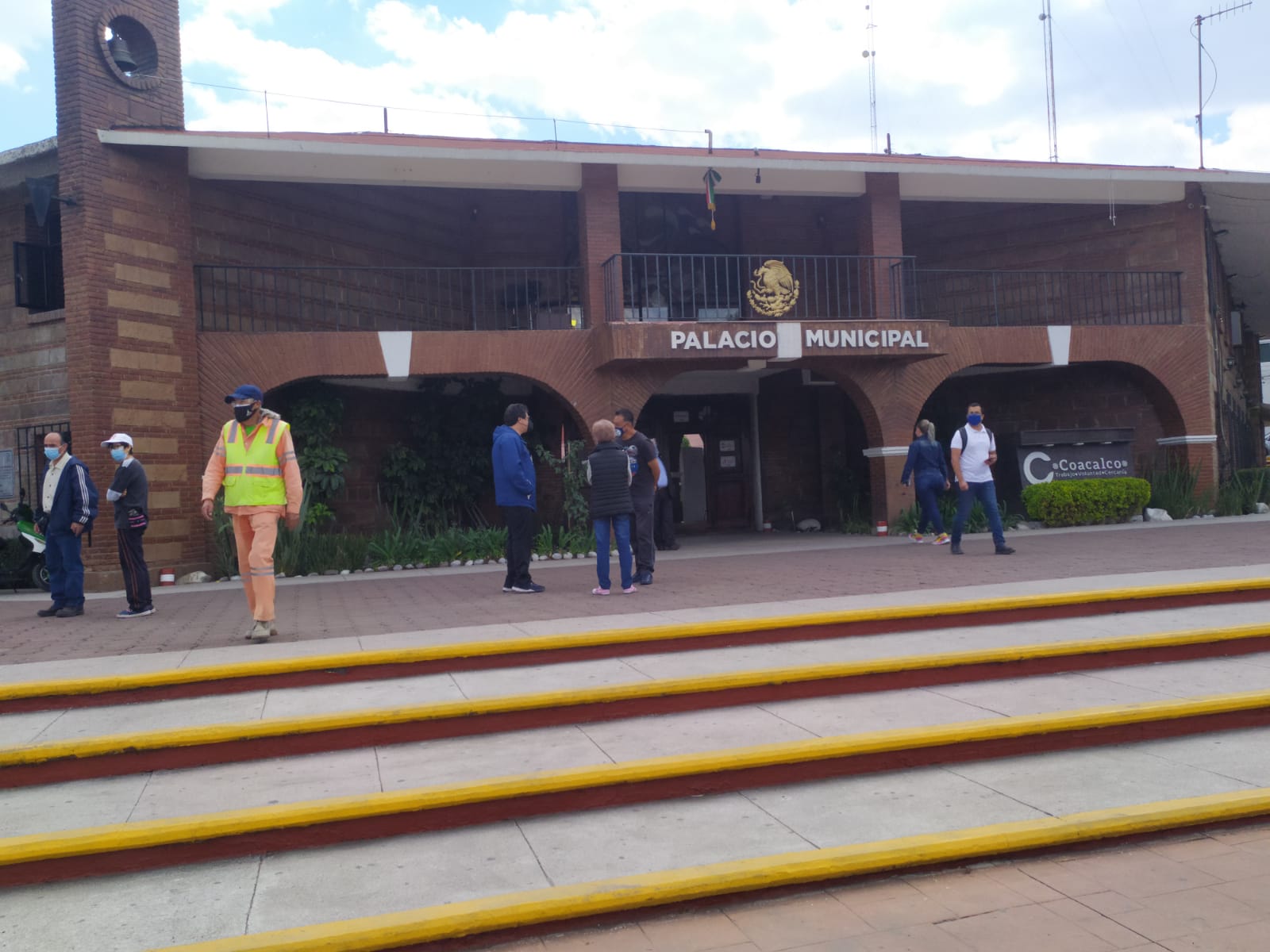 Disturbios en palacio municipal de Coacalco