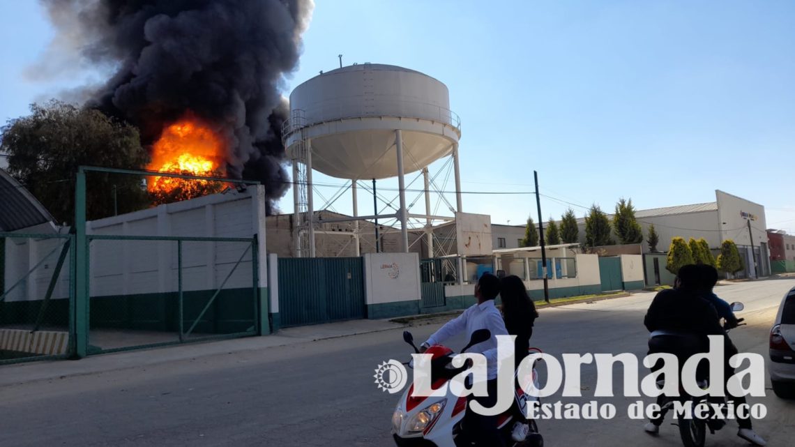 incendio en fabrica de Lerma