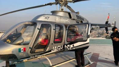 helicóptero para patrullar Ecatepec