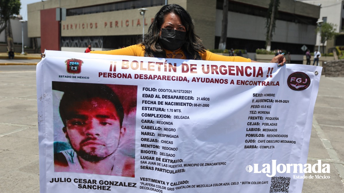 joven desaparecido en Zinacantepec