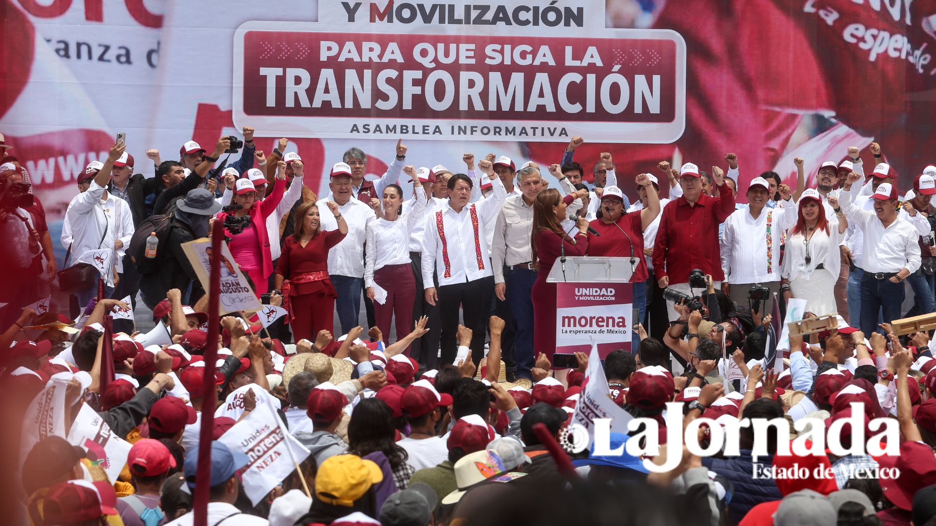 (VIDEO) Realiza Morena mitin en Toluca rumbo a las elecciones 2023 y