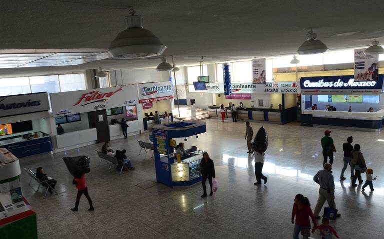 migrantes en la Terminal de Toluca