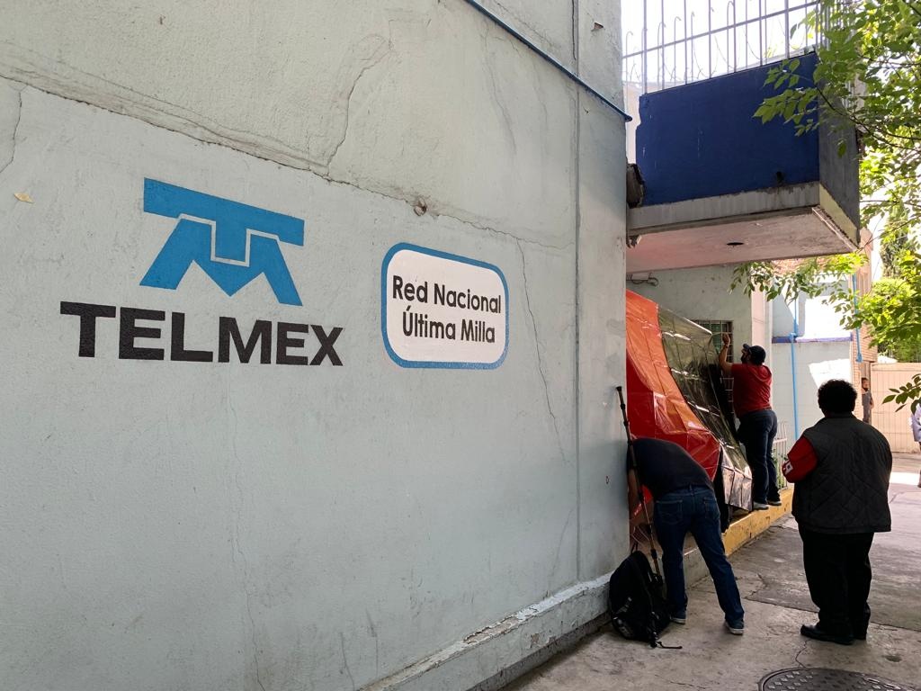 Trabajadores de Telmex
