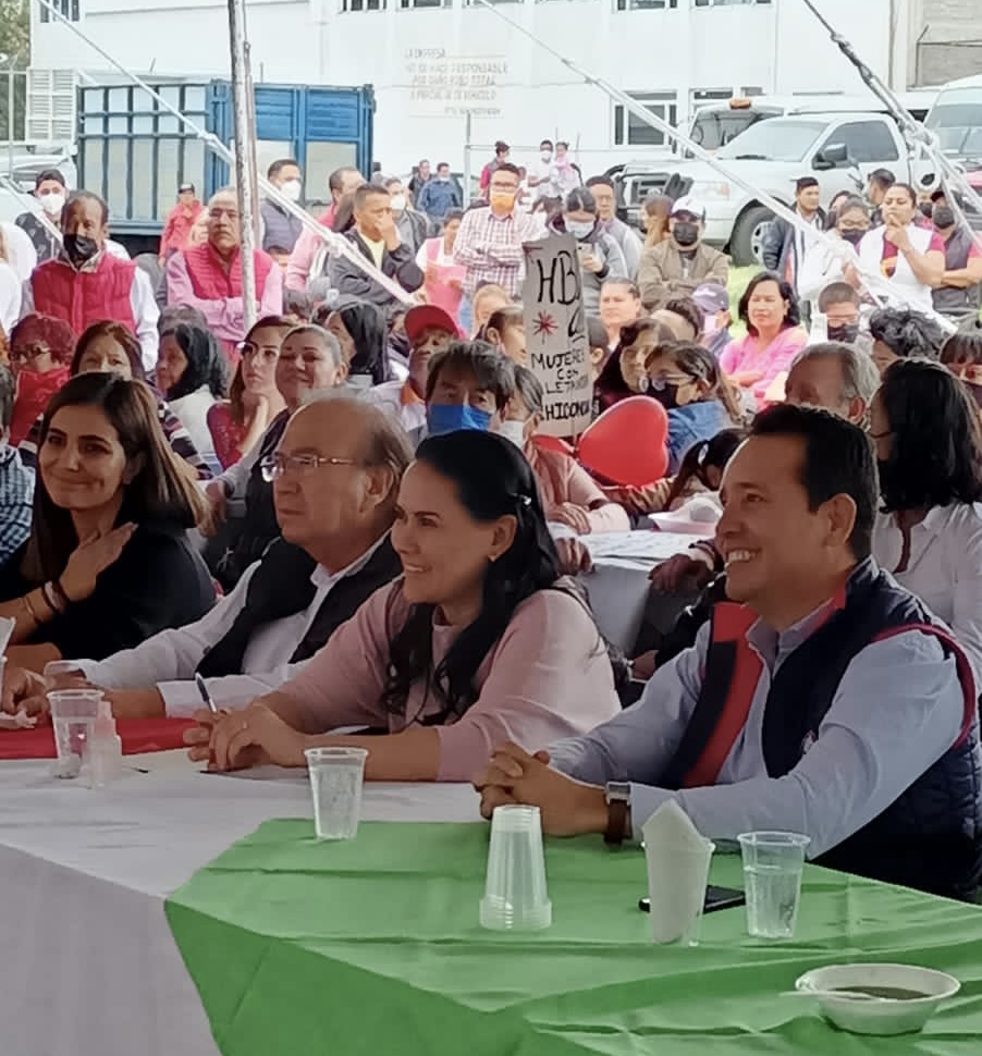 Alejandra Del Moral visita Texcoco, la tierra de Delfina Gómez
