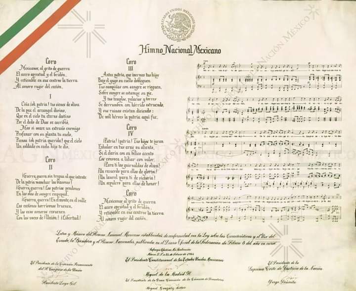 Himno nacional celebra aniversario
