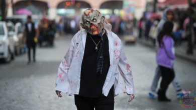 marcha zombie en Toluca
