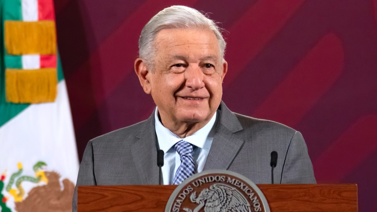 El Presidente de México, Andrés Manuel López Obrador pidió a su homólogo Joe Biden su intervención para que frene el pago a organizaciones opositoras a su gobierno legítimo. Foto: Presidencia