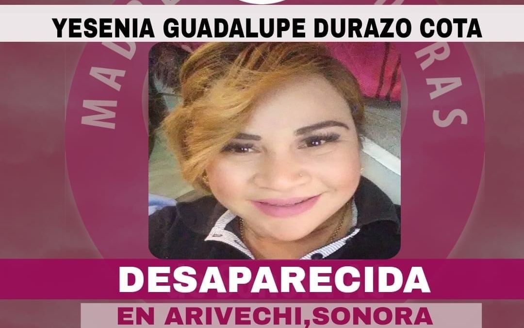Integrantes del Colectivo Madres Buscadoras de Sonora que informaron que su compañera despareció desde el domingo en la noche cuando un comando la secuestró. Foto: Facebook