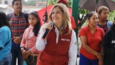 La senadora por el estado, Lucía Meza, es quien lleva la delantera en la intención de votos de los morelenses. Foto: Facebook