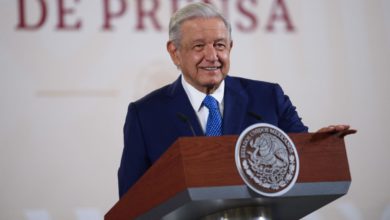 El Presidente Andrés Manuel López Obrador fue cuestionado sobre el rechazo a su propuesta para el sustituto de Arturo Zaldívar como ministro de la Suprema Corte de Justicia de la Nación (SCJN). Foto: Presidencia