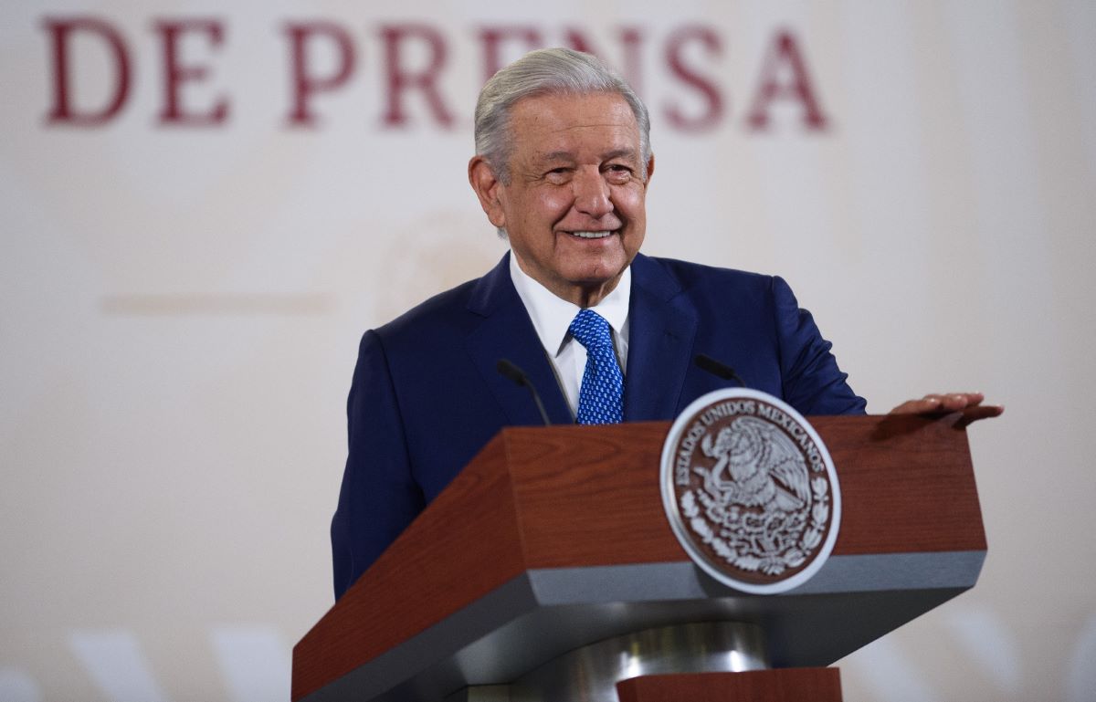 El Presidente Andrés Manuel López Obrador fue cuestionado sobre el rechazo a su propuesta para el sustituto de Arturo Zaldívar como ministro de la Suprema Corte de Justicia de la Nación (SCJN). Foto: Presidencia