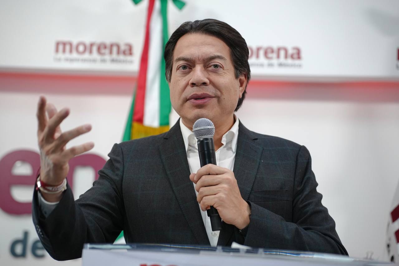 Foto de Mario Delgado, presidente nacional de Morena.