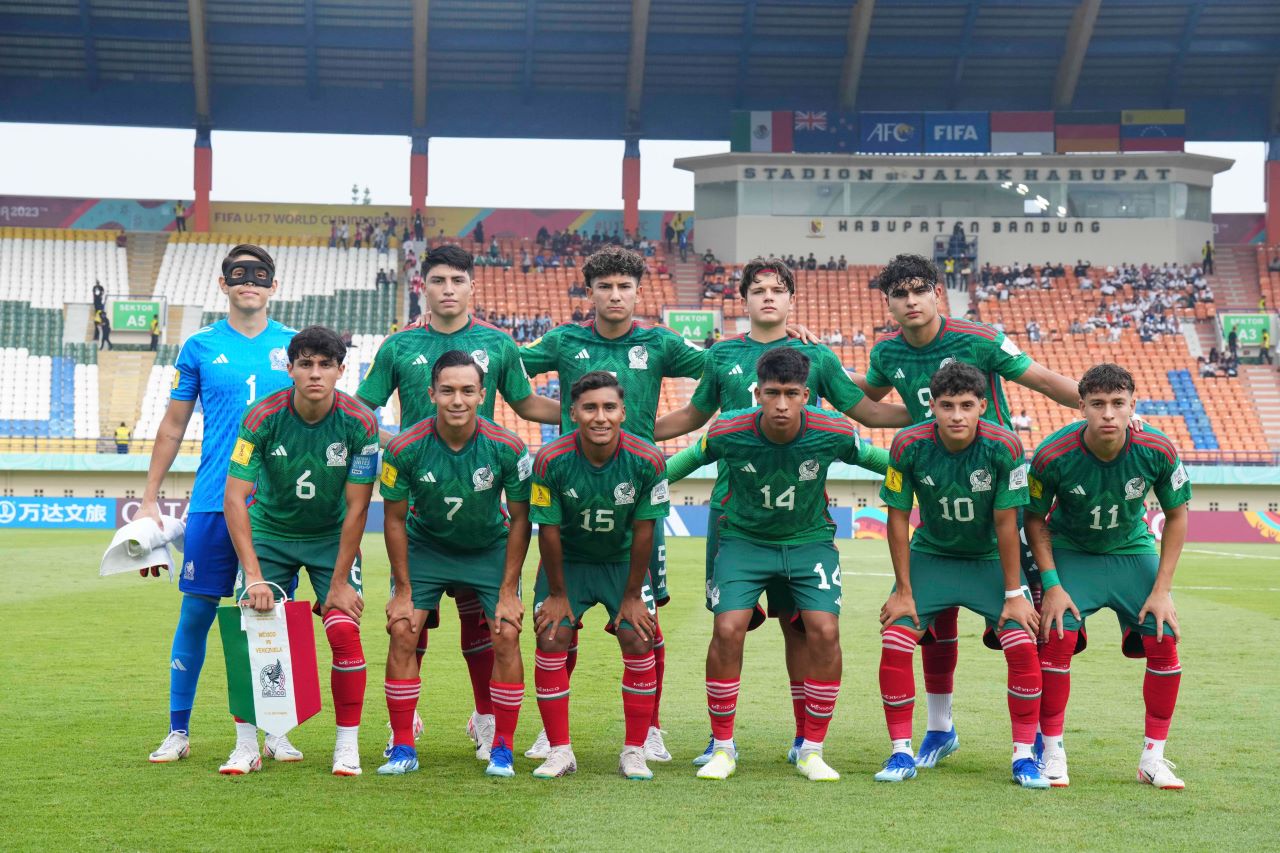 Foto de México, que empate con Venezuela en la jornada 2 del Mundial sub-17.