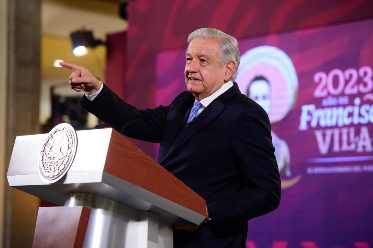 El Presidente Andrés Manuel López Obrador aseguró que esto es muy importante porque refleja que hay un trabajo conjunto para contener esta situación. Foto: Presidencia