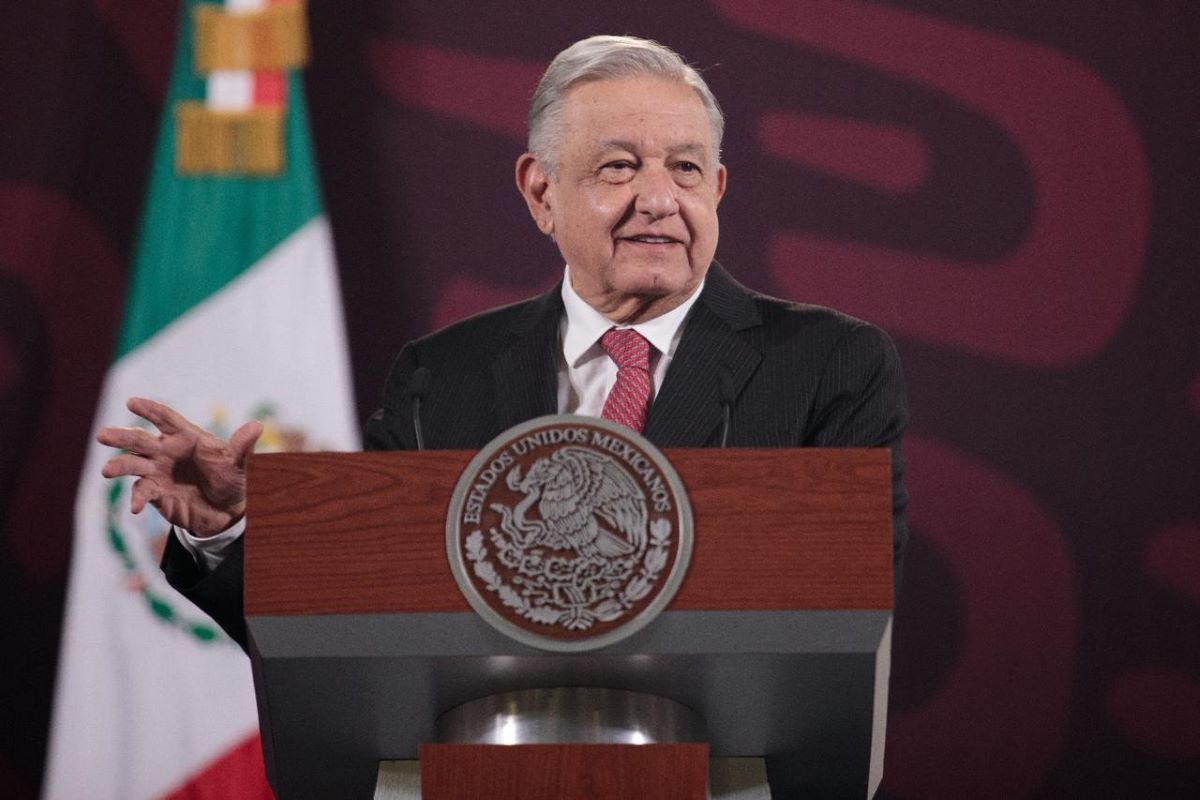 Durante su conferencia matutina en Palacio Nacional, el Presidente Andrés Manuel López Obrador comentó que la plataforma está vinculada a personajes conservadores de la política. Foto: Presidencia