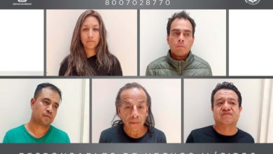 Por medio de un comunicado en sus redes sociales, la FGJEM informó que estas cinco personas son responsables de dicho delito que se llevó acabo el pasado 21 de junio de 2023. Foto Captura.